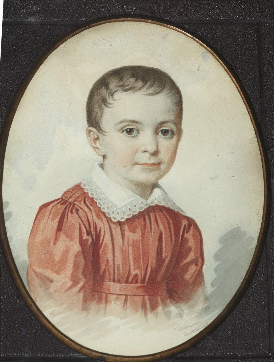 Retrato de Eugenia Kochubey quando criança, 1849. de Carl von Hampeln