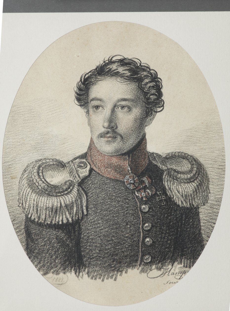 Retrato de Nikolay Vasilyevich Khvostov 1793-1837, 1822. de Carl von Hampeln