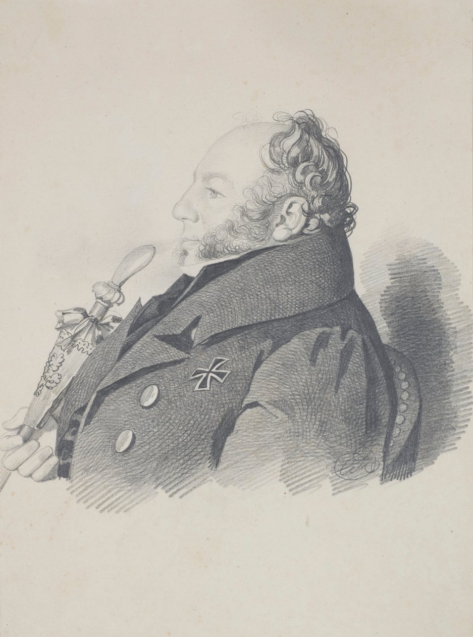 Retrato de Vasily Vasilyevich Kochubey 1784-1844, c. 1832 de Carl von Hampeln