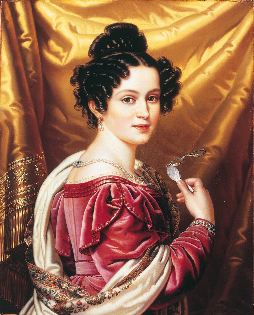 Carl von Sales - Retrato de Henriette de Austria (1828) de Carl von Sales