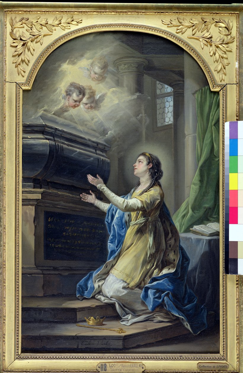 São Clotilde (474-545) de Carle van Loo