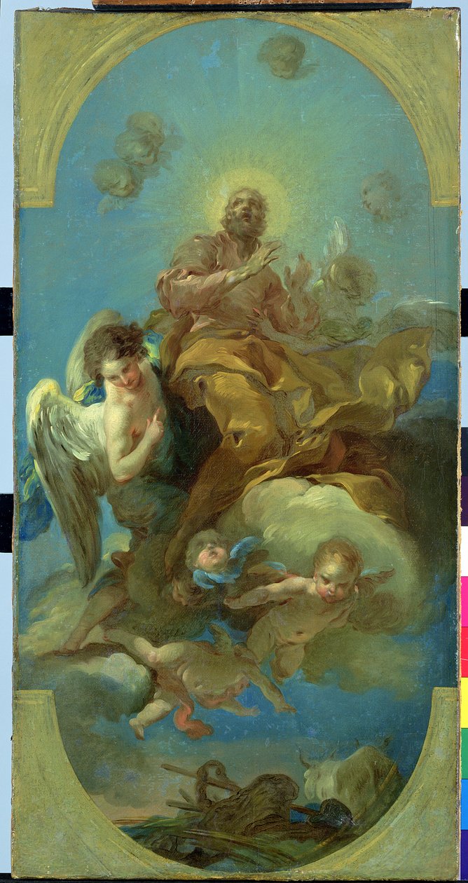 A declaração de St. Isidor (c.560-636) de Carle van Loo