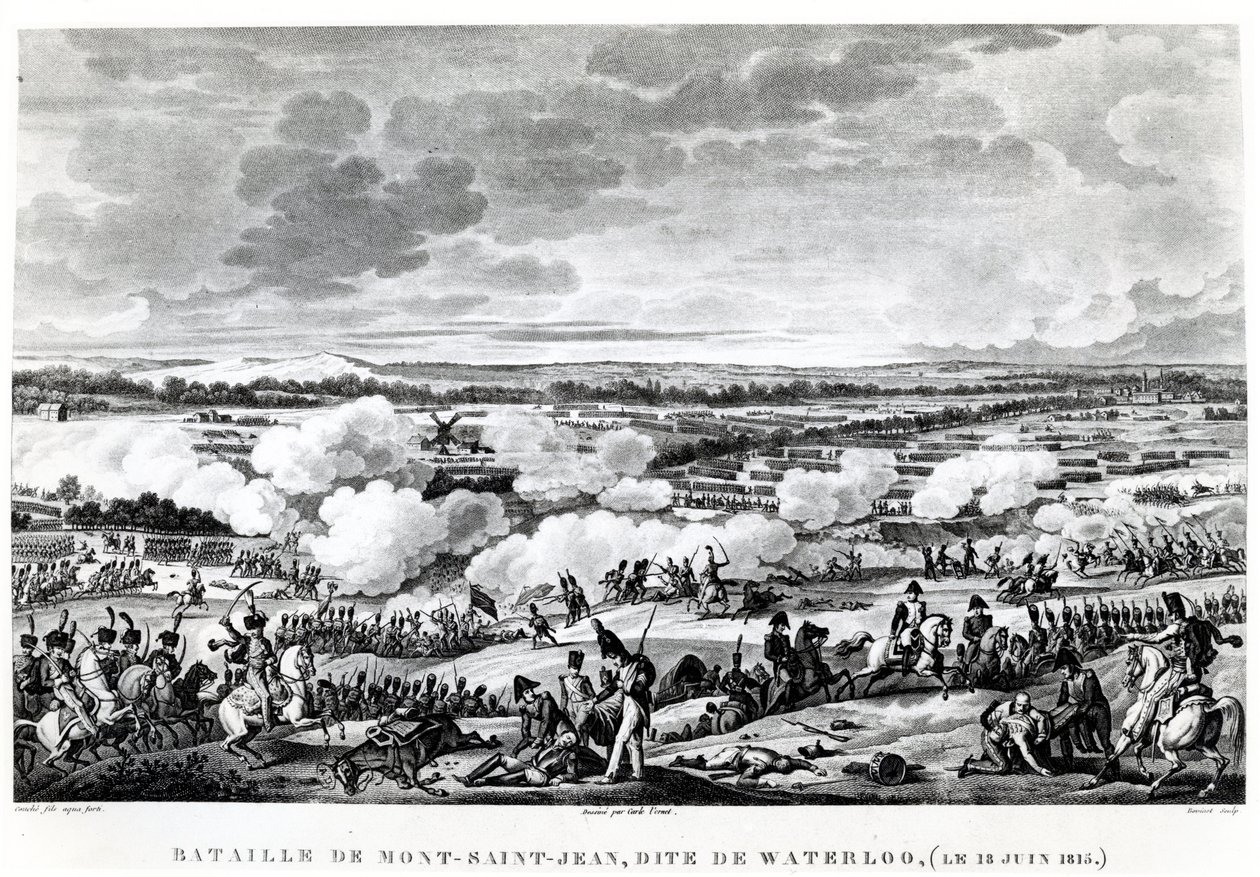 Batalha de Waterloo, 18 de junho de 1815 de Carle Vernet