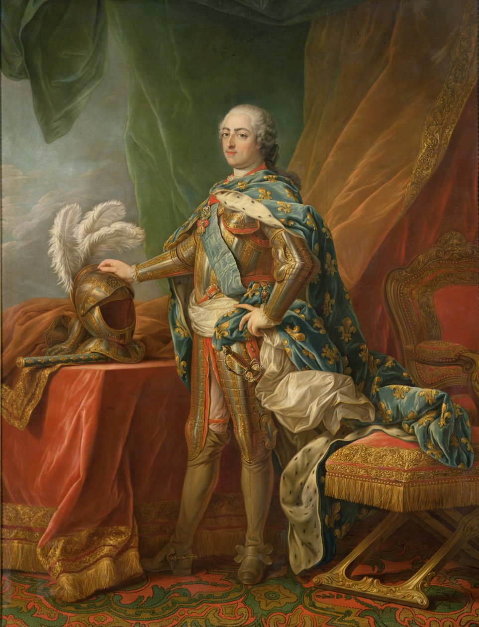 Luís XV da França de Carle van Loo