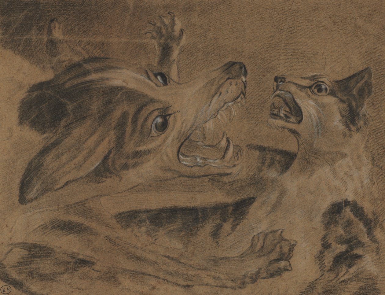 Animais de combate de Carle Vernet