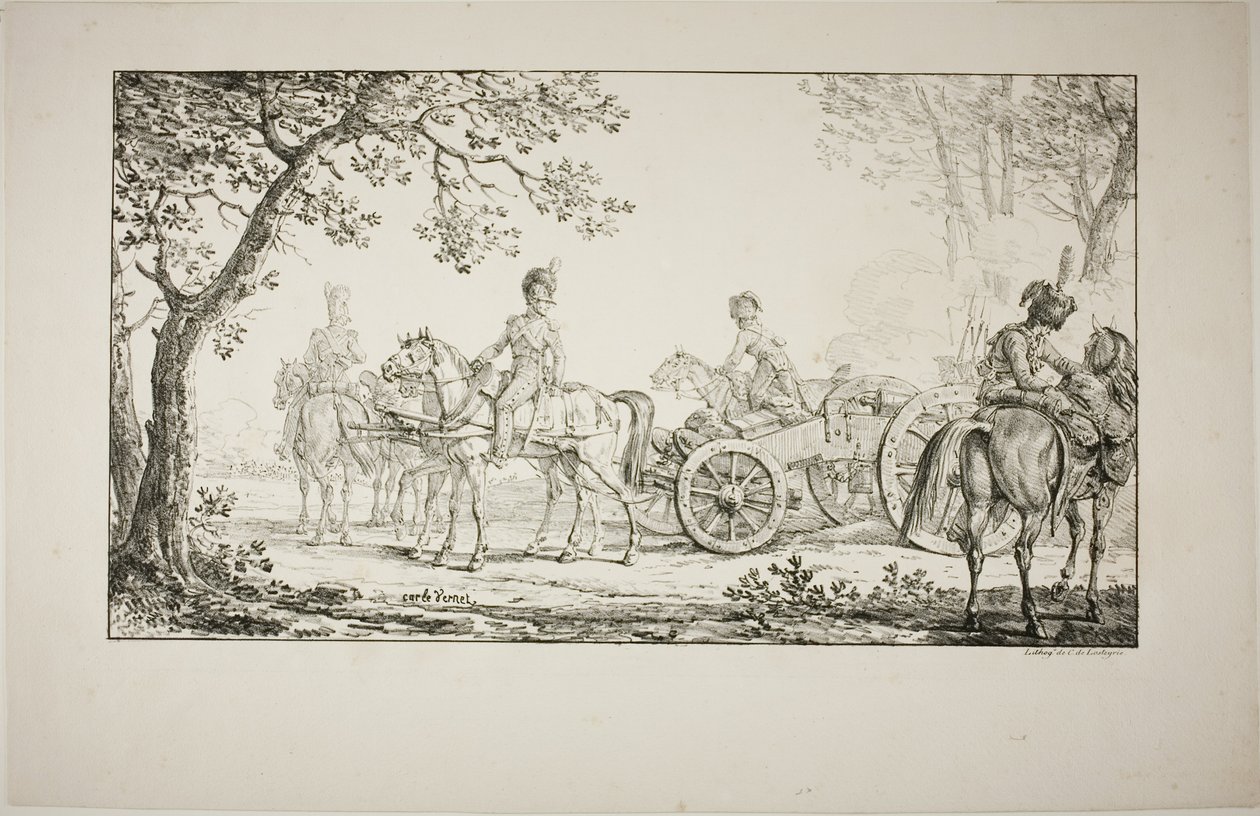 Artilharia aproveitada de Carle Vernet