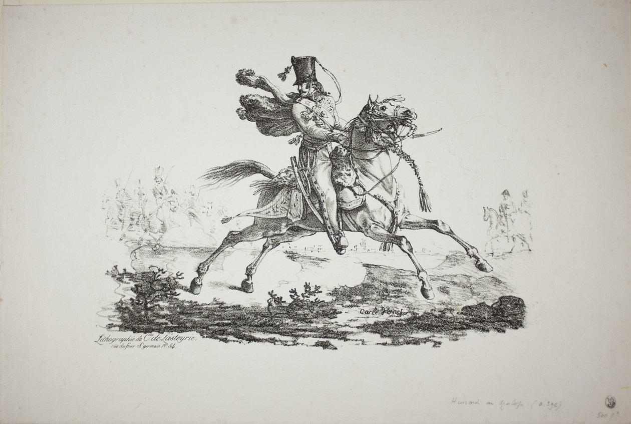 Hussard Galopando de Carle Vernet
