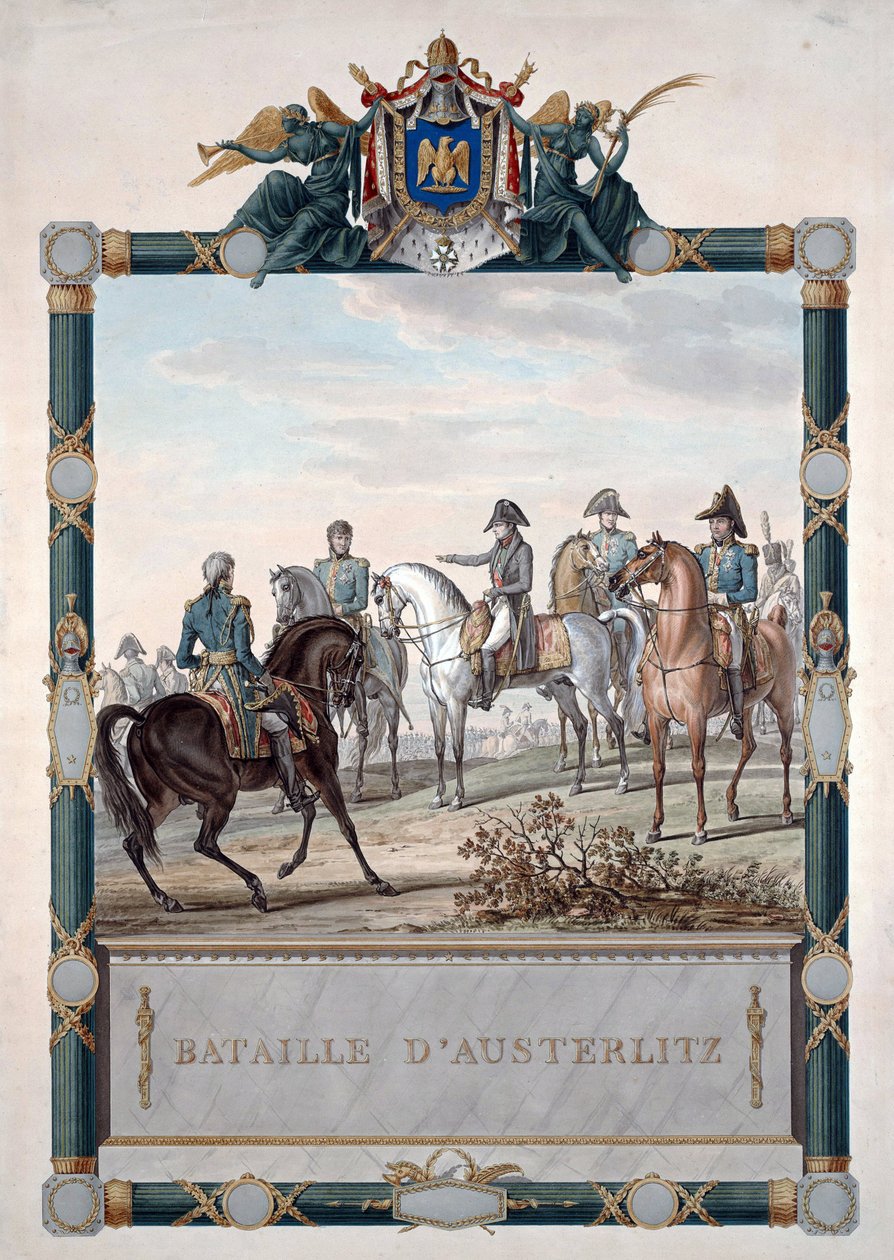 A Batalha de Austerlitz em 2 de Dezembro de Carle Vernet