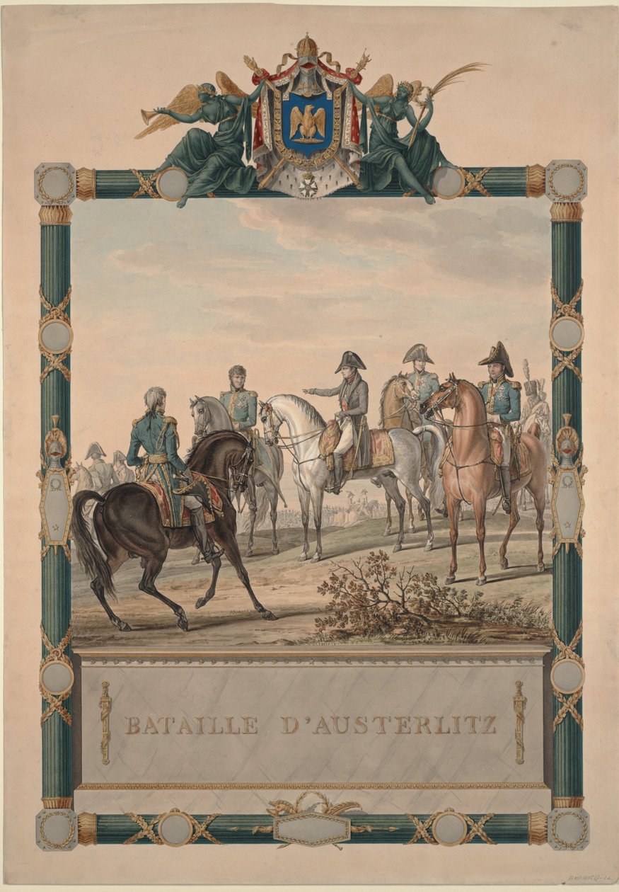 A Batalha de Austerlitz em 2 de dezembro de 1805, 1805 de Carle Vernet