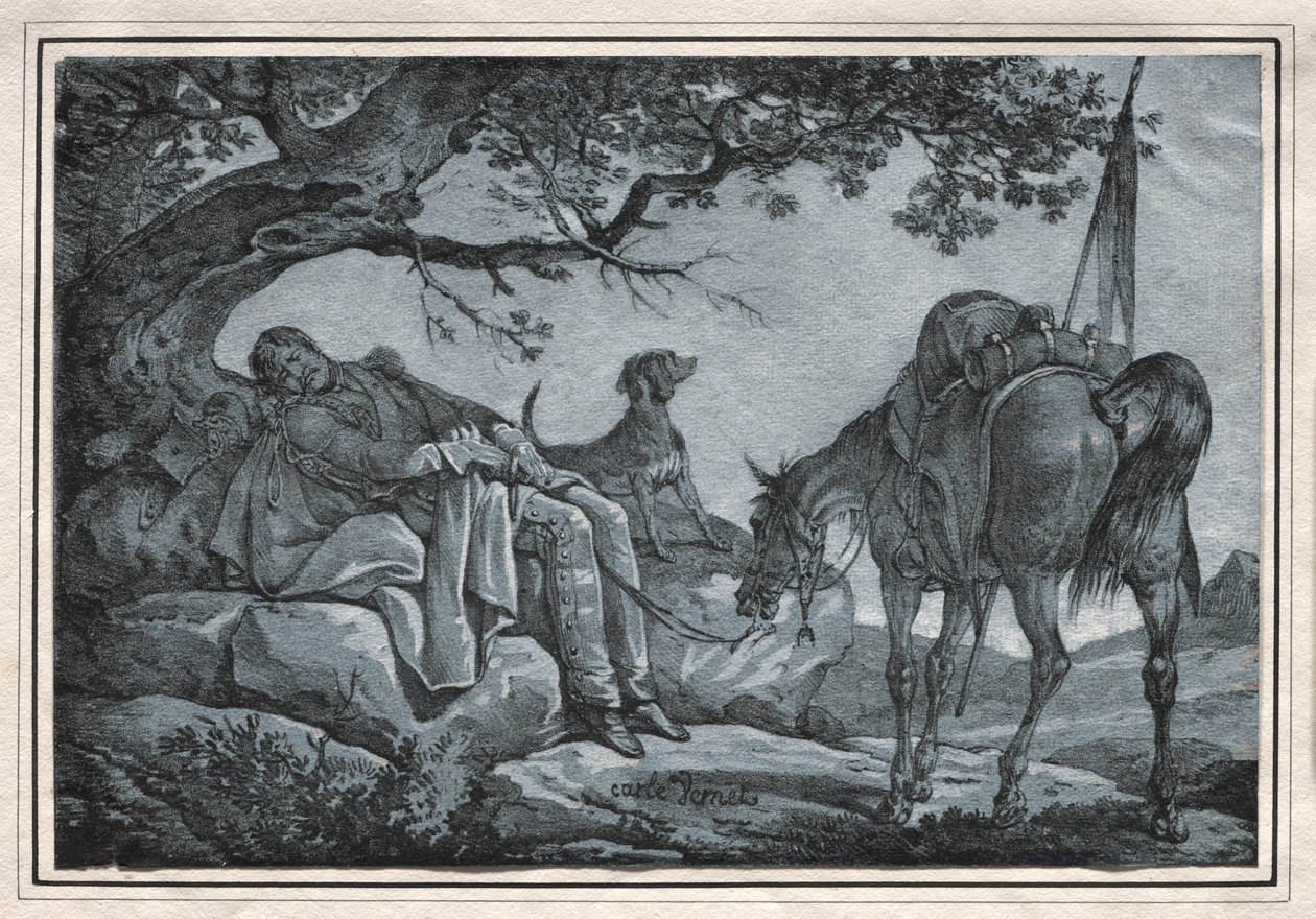 O Soldado Adormecido de Carle Vernet