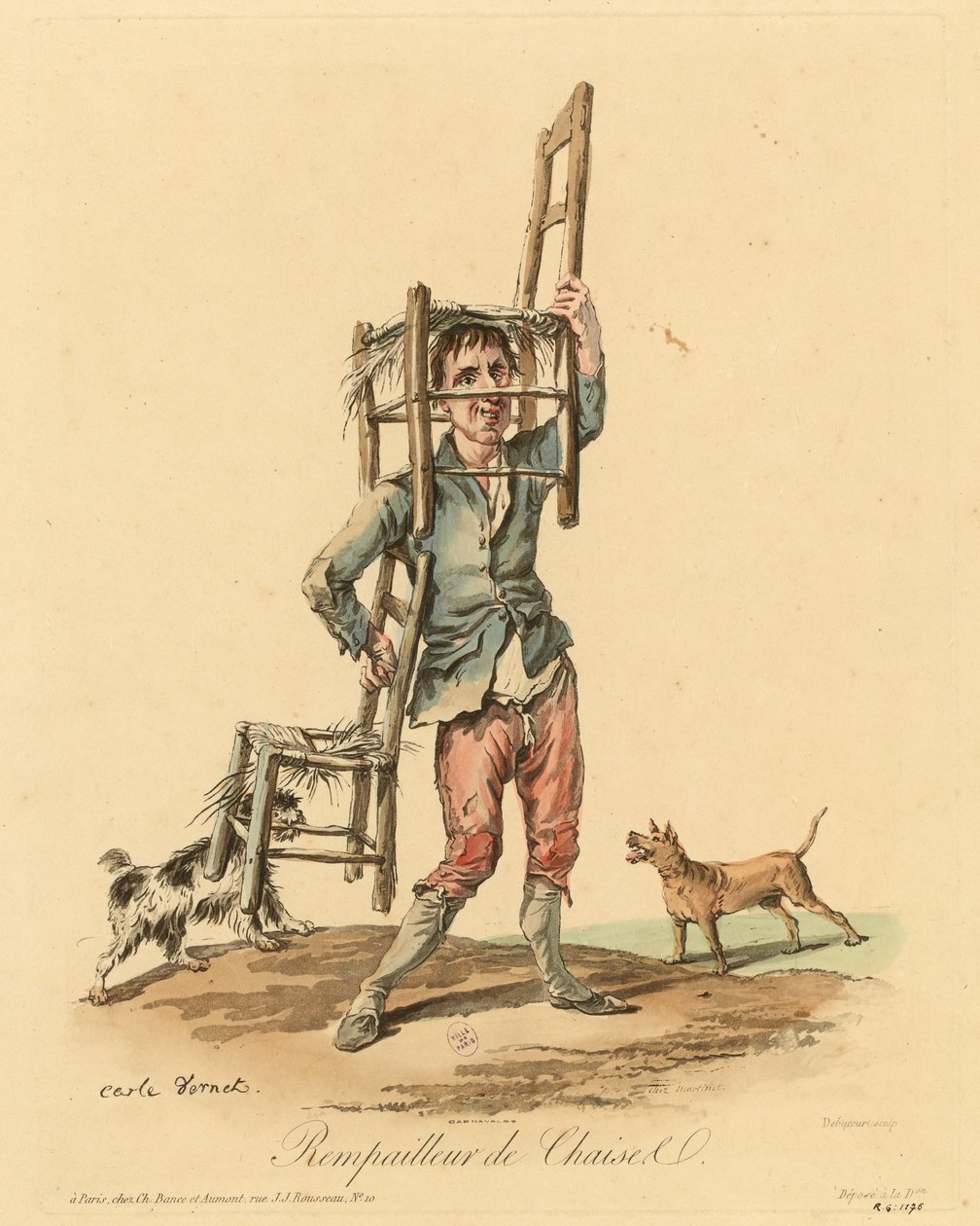 A cadeira de controlo de Carle Vernet