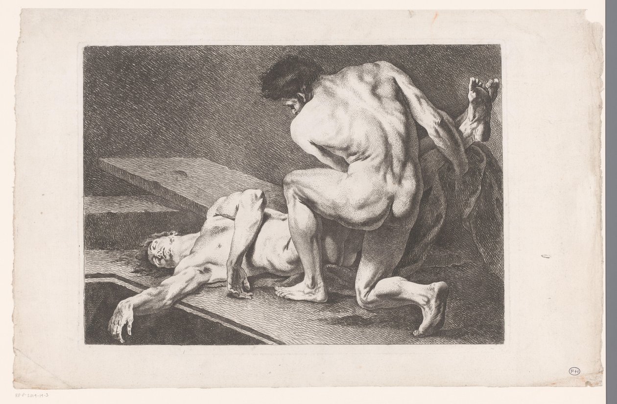 Estudo académico de dois nus masculinos
Seis estudos académicos (título da série)
Seis figuras académicas (título da série) de Carle van Loo