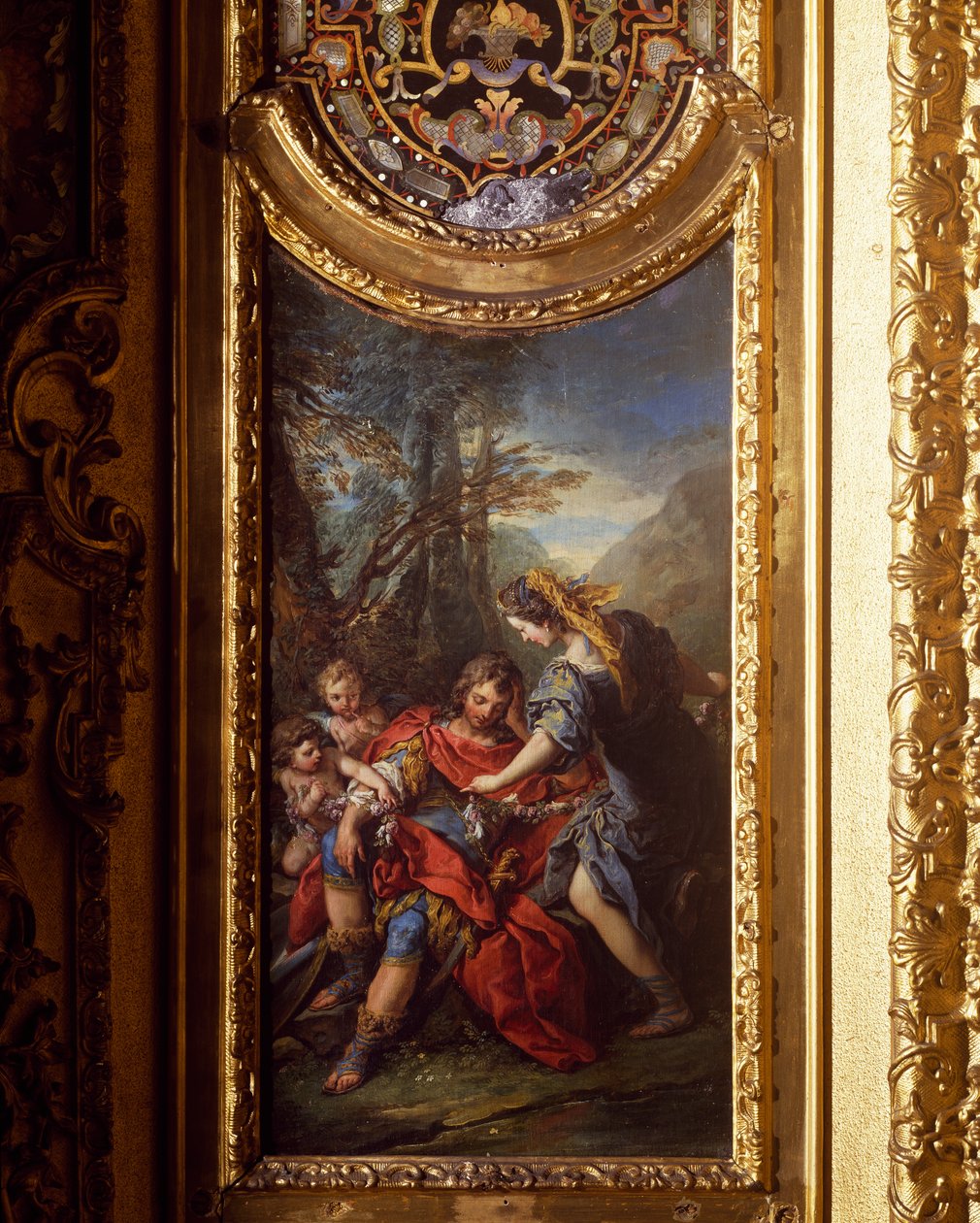 Armida encadeando Rinaldo, de Carle Van Loo (1705-1765), Palácio Real (Palazzo Reale), Turim, Itália de Carle van Loo