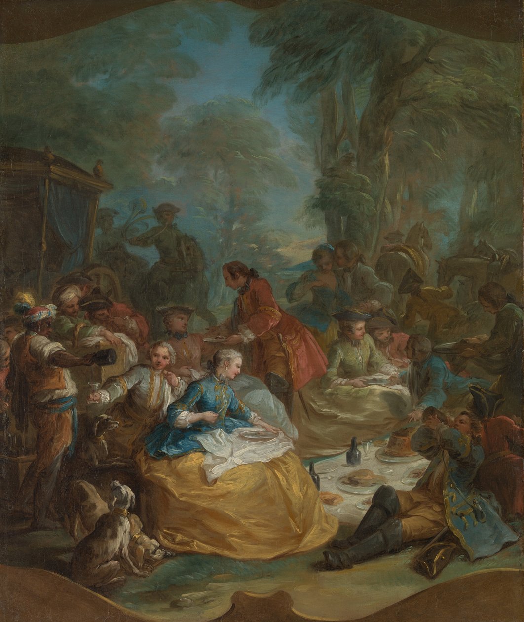 Parada da Caça, ca. 1737 de Carle van Loo