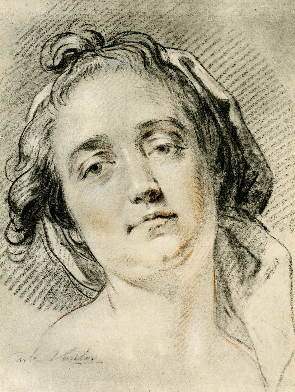 Estudo da cabeça de Carle van Loo