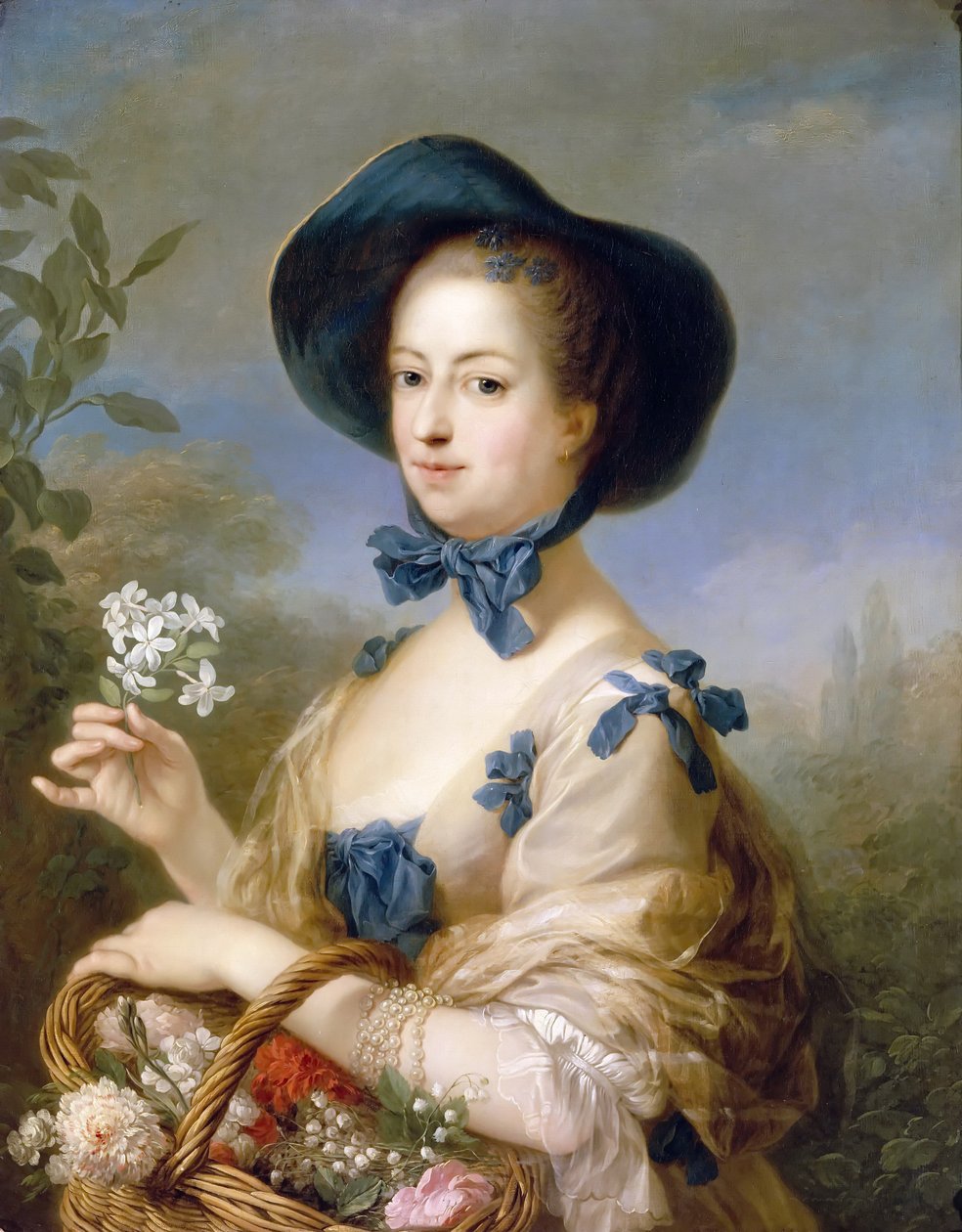 Jeanne-Antoinette Poisson, marquesa de Pompadour Belle Jardiniere de Carle van Loo
