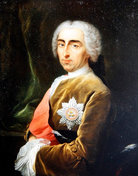 Retrato do 1º Visconde Bateman (óleo sobre tela) de Carle van Loo