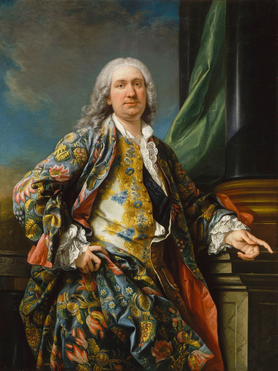 Retrato de um homem desconhecido, ca 1735-1739 de Carle van Loo