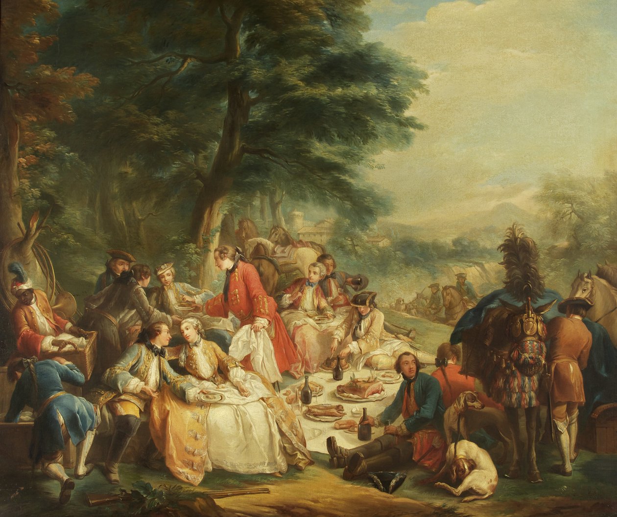 Descansar na Caça de Carle van Loo