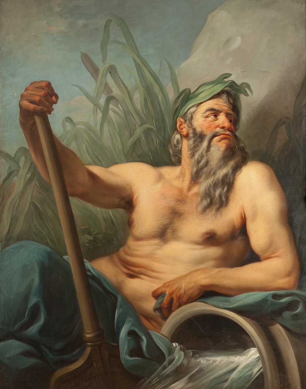 Deus do rio, c.1735-65 de Carle van Loo