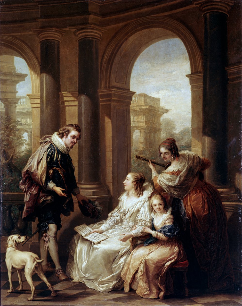 O Concerto Espanhol, 1754 de Carle van Loo
