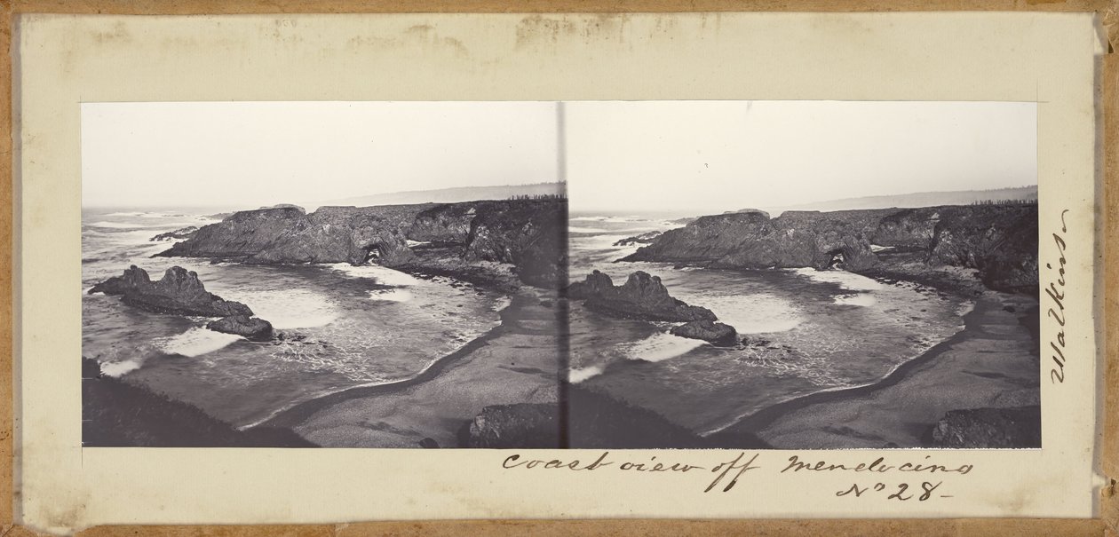 (Coast View off Mendocino) de Carleton E. Watkins