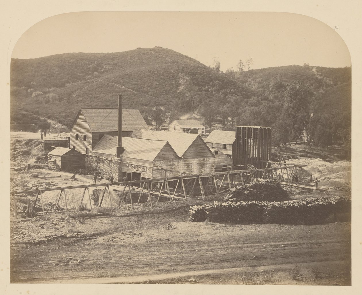 (Mt. Ophir Mill) de Carleton E. Watkins