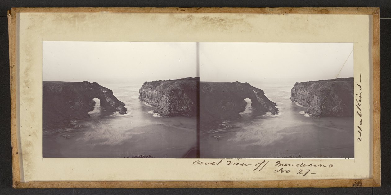 Coast View off Mendocino de Carleton E. Watkins