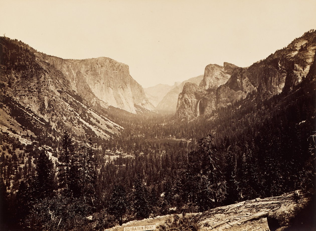Vista do ponto de inspiração de Carleton E. Watkins