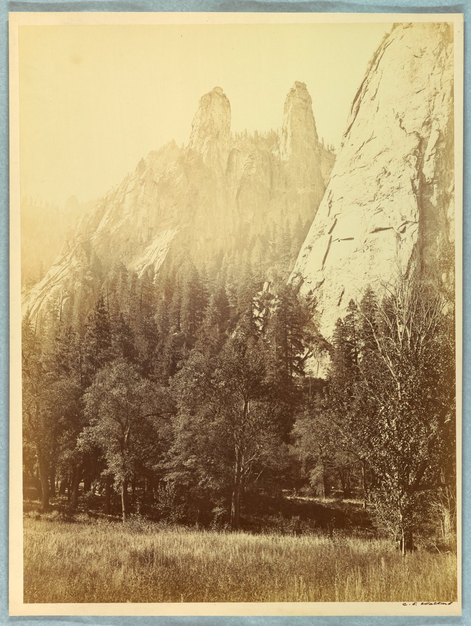 Cathedral Spires, Yosemite de Carleton E. Watkins