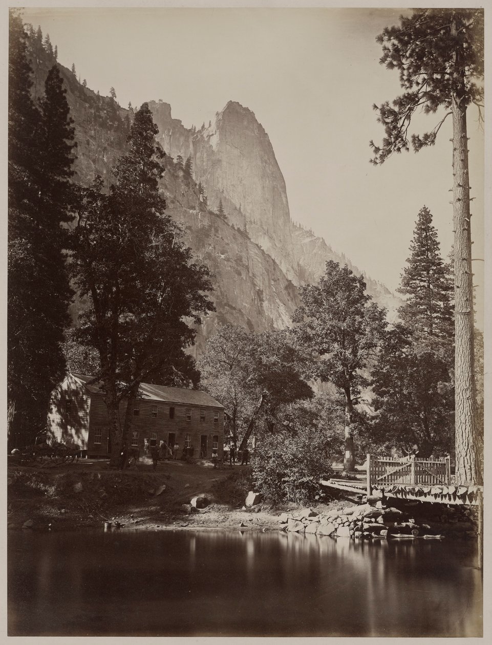 A Rocha Sentinela, 3270 pés. de Carleton E. Watkins