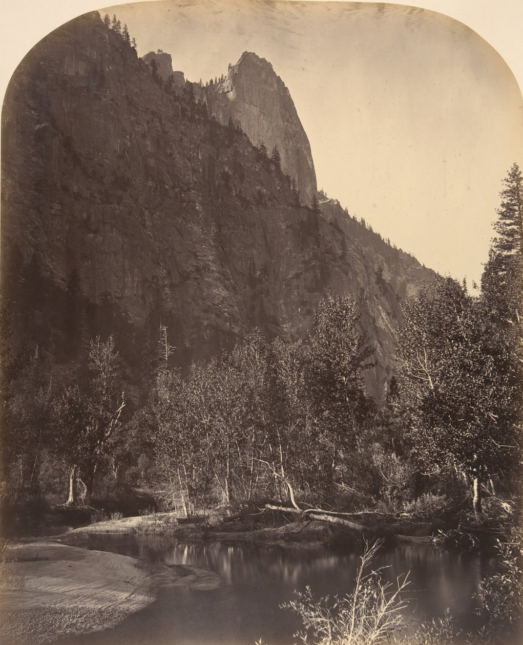 River View, Sentinel, 3270 pés, 1861. de Carleton Emmons Watkins
