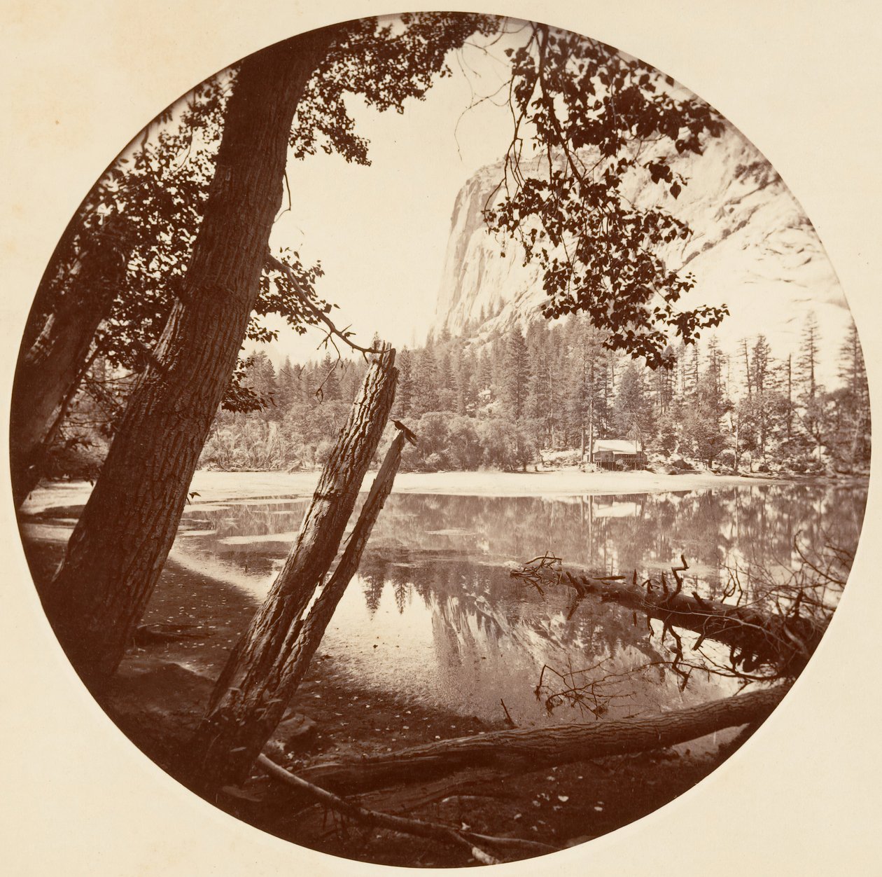 [Parque Nacional de Yosemite, Califórnia], c. 1878. de Carleton Emmons Watkins