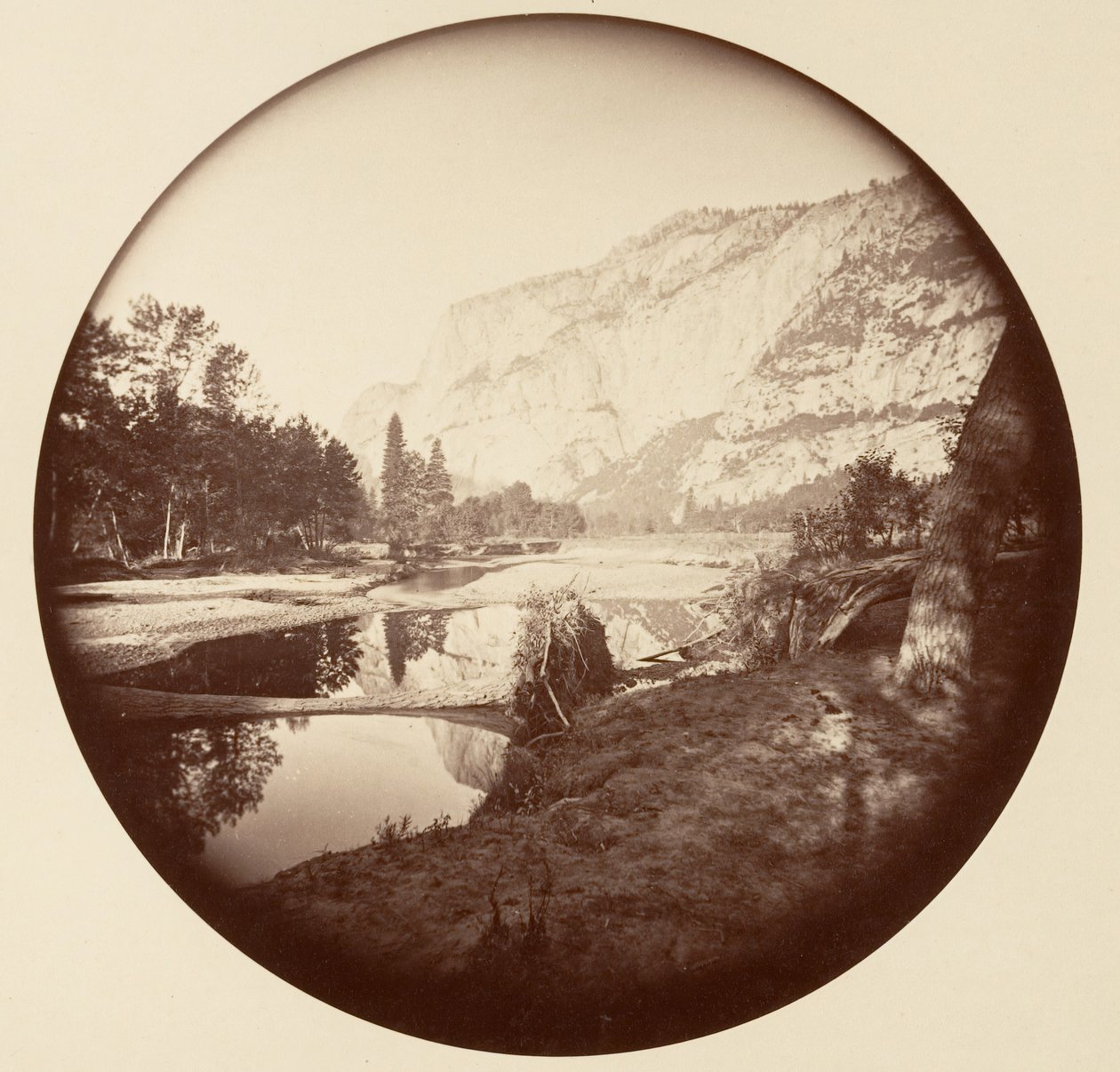 [Parque Nacional de Yosemite, Califórnia], c. 1878. de Carleton Emmons Watkins