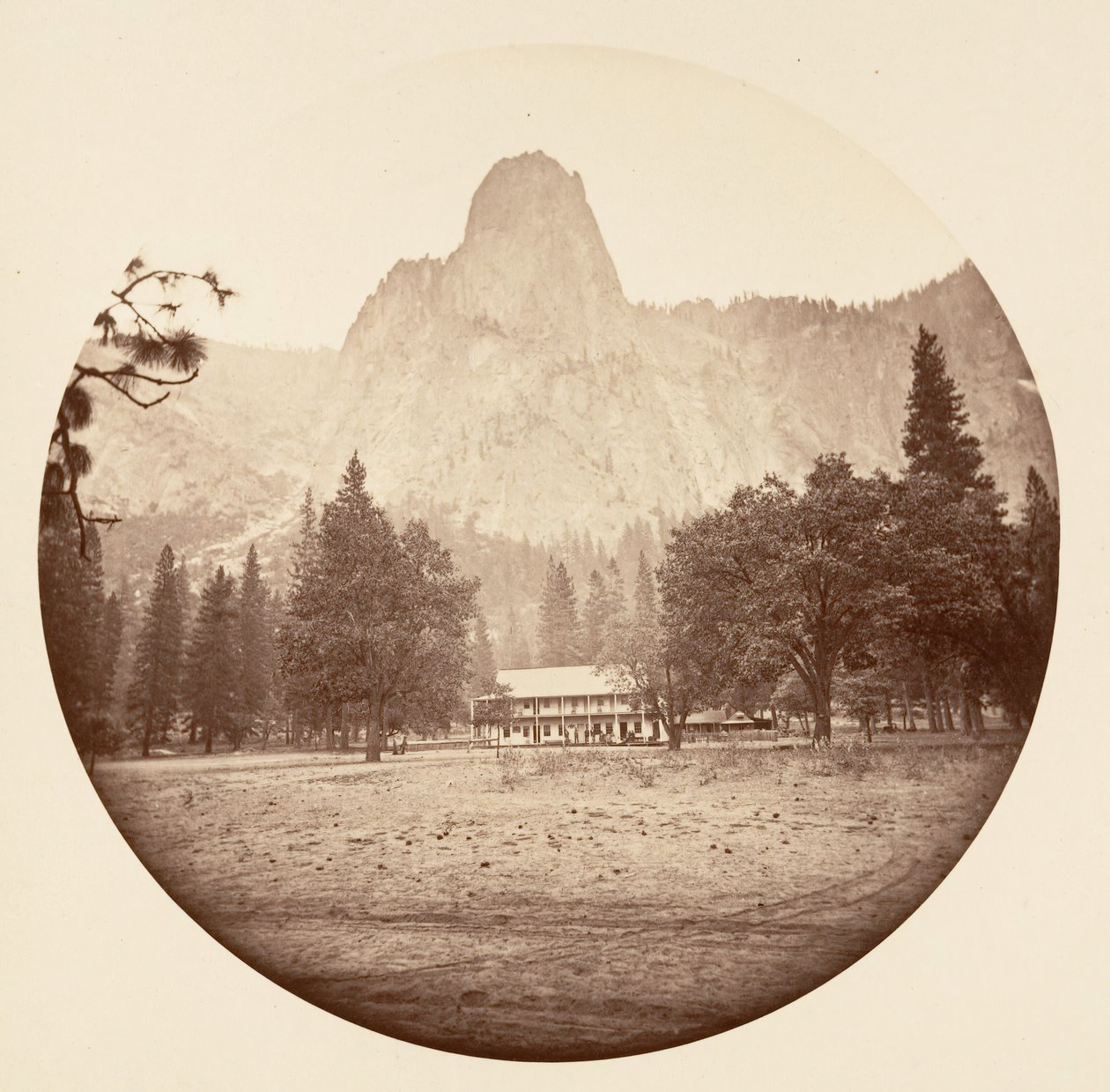 [Parque Nacional de Yosemite, Califórnia], c. 1878. de Carleton Emmons Watkins