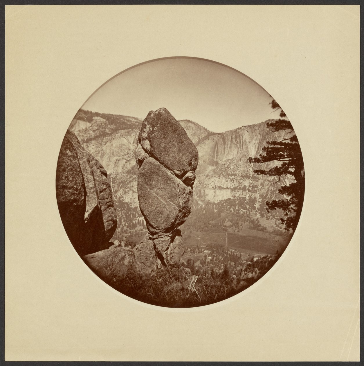 Coluna "Agassiz", Yosemite de Carleton Watkins
