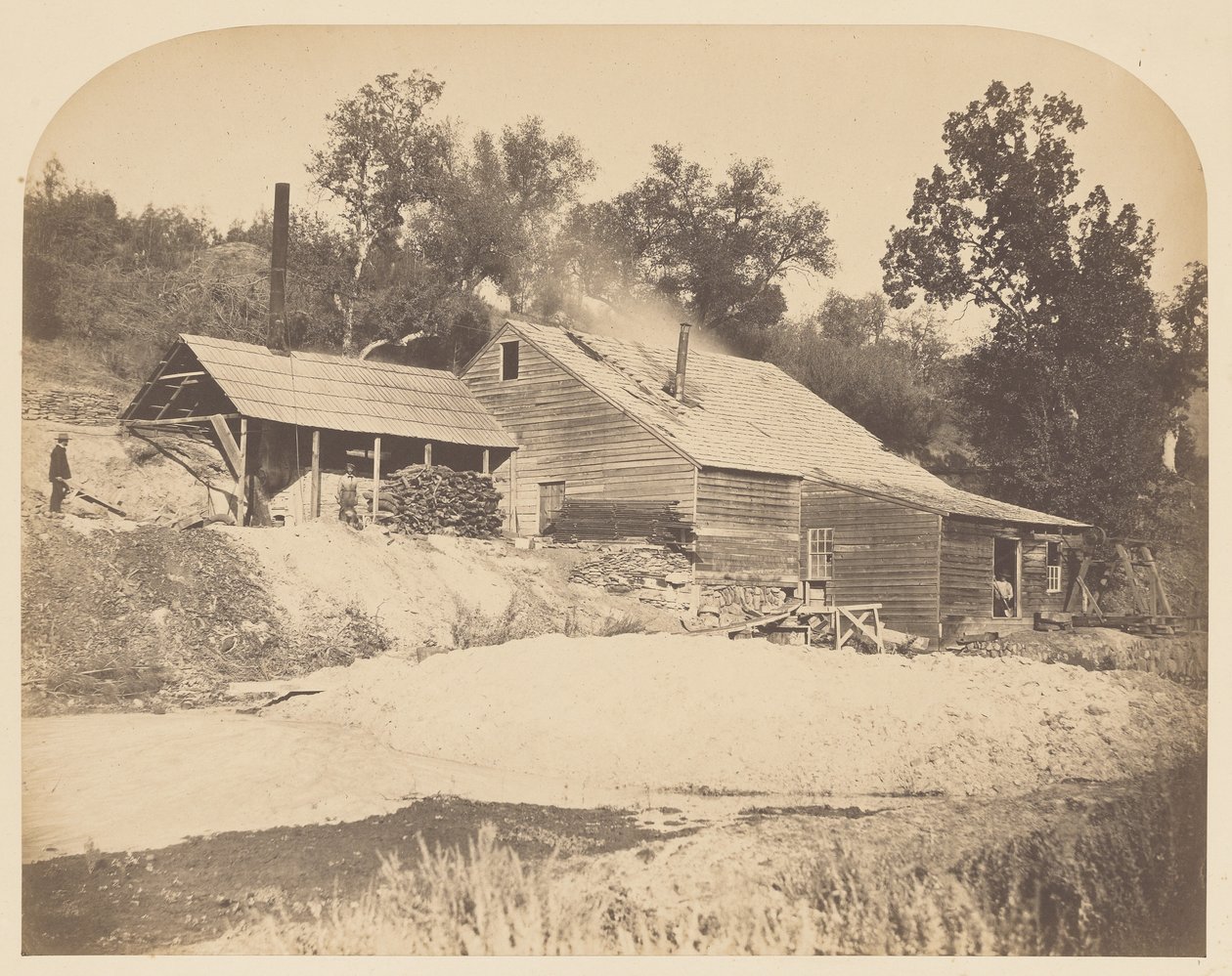 [Agua Fria Mill] de Carleton Watkins