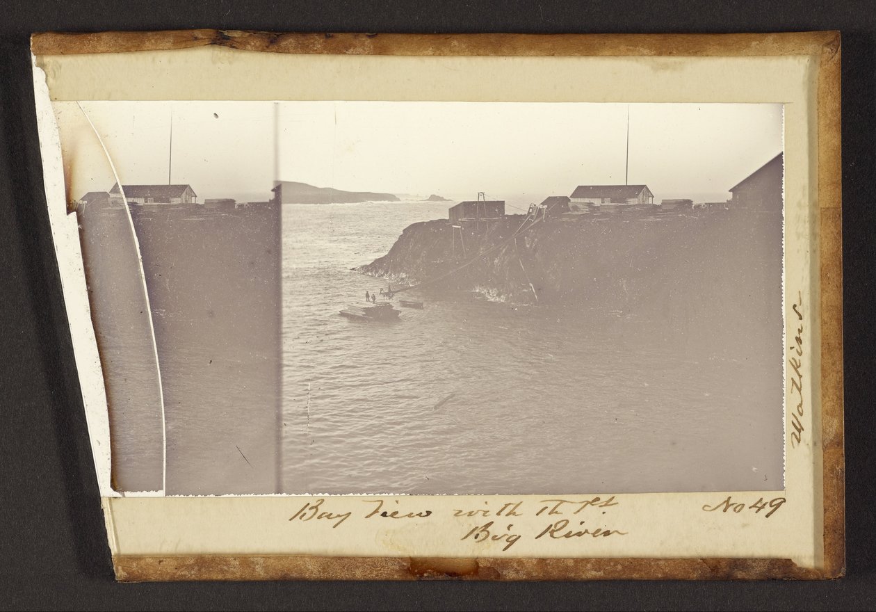 Bay View com o Pt. Grande Rio de Carleton Watkins