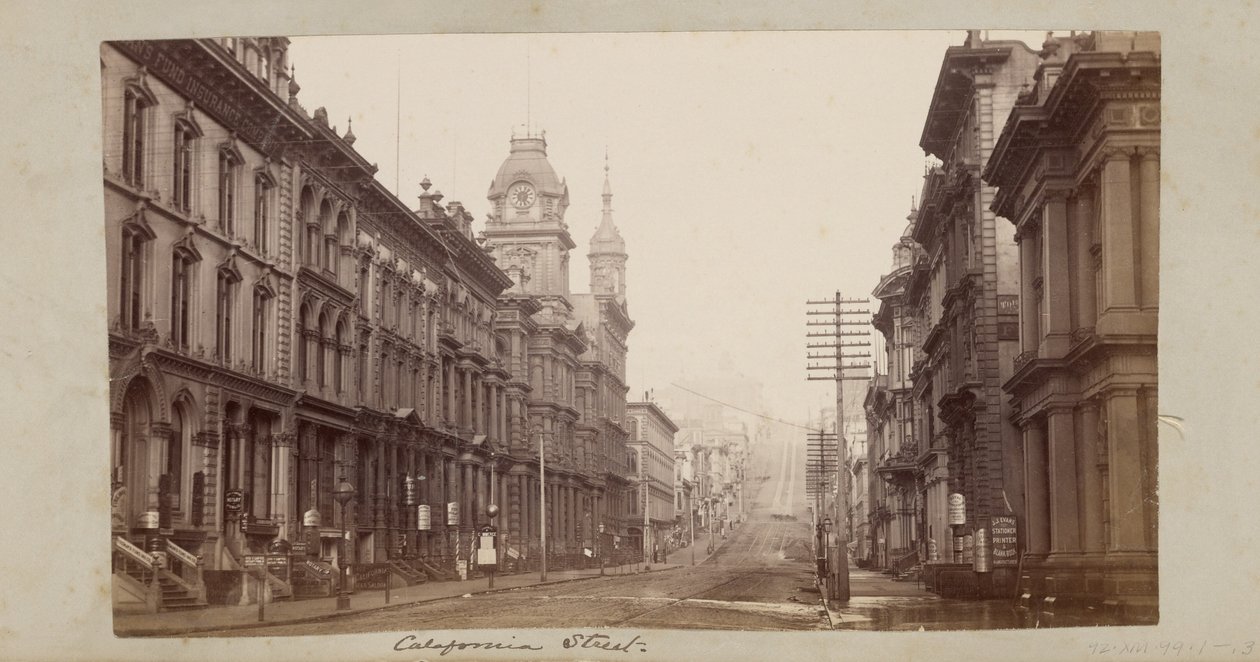 Rua California de Carleton Watkins