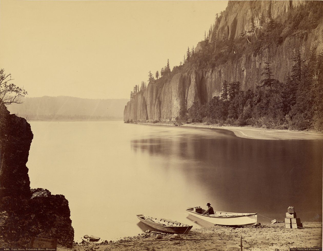 Cabo Horn, rio Columbia, Oregon de Carleton Watkins