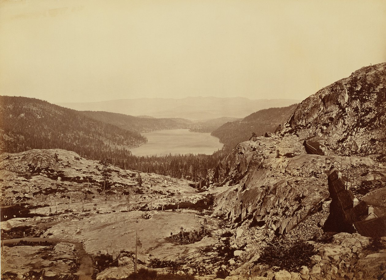 Lago Donner, C.P.R.R. de Carleton Watkins