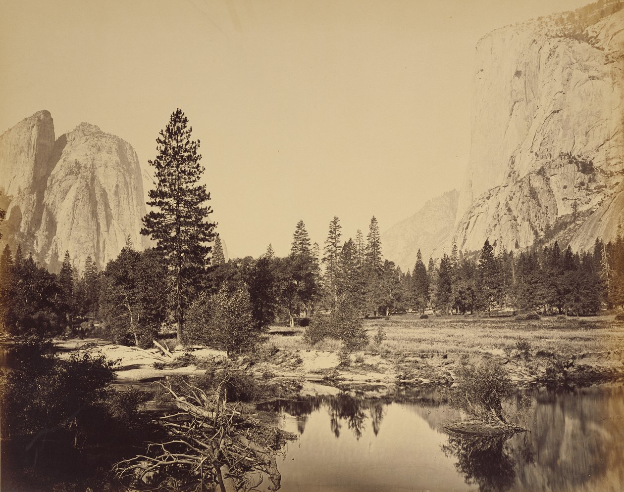[Pelo vale abaixo] de Carleton Watkins