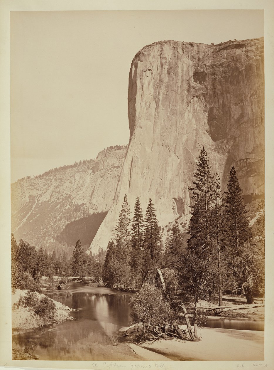 [El Capitan, Vale de Yosemite] de Carleton Watkins
