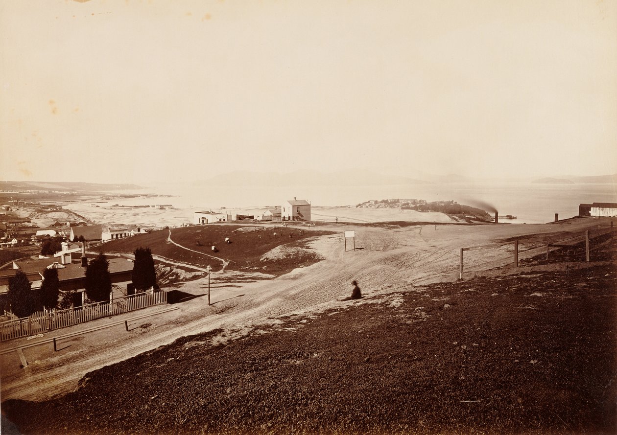 Golden Gate a partir de Russian Hill de Carleton Watkins