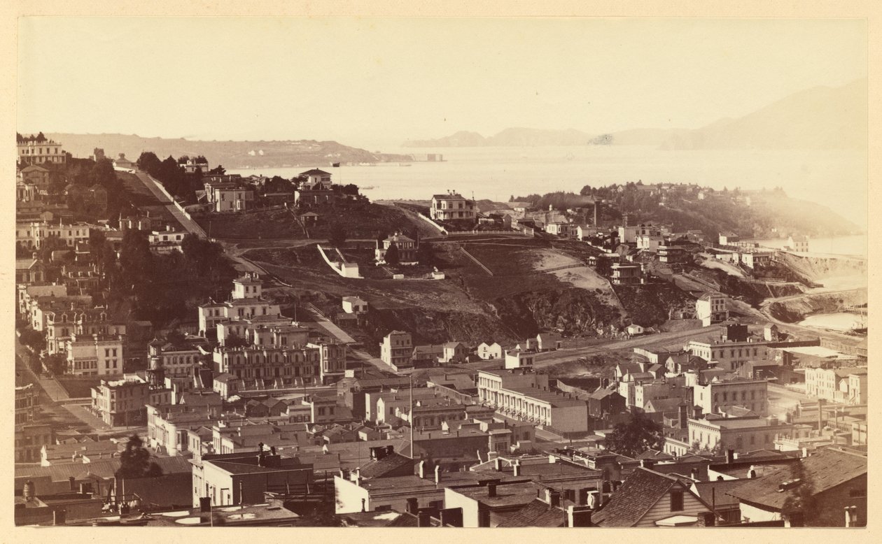 [Golden Gate a partir de Telegraph Hill, S.F.] de Carleton Watkins