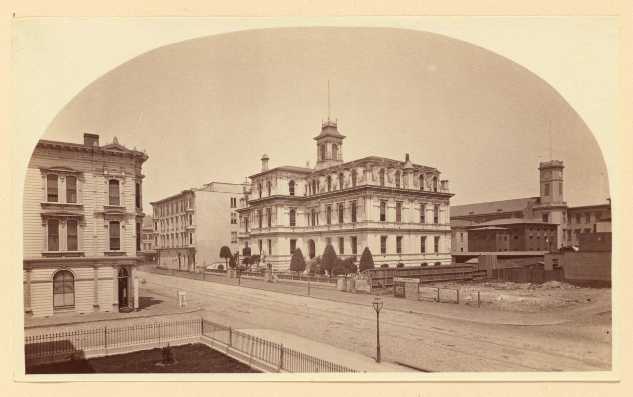 [Escola Lincoln, 5th St., São Francisco] de Carleton Watkins
