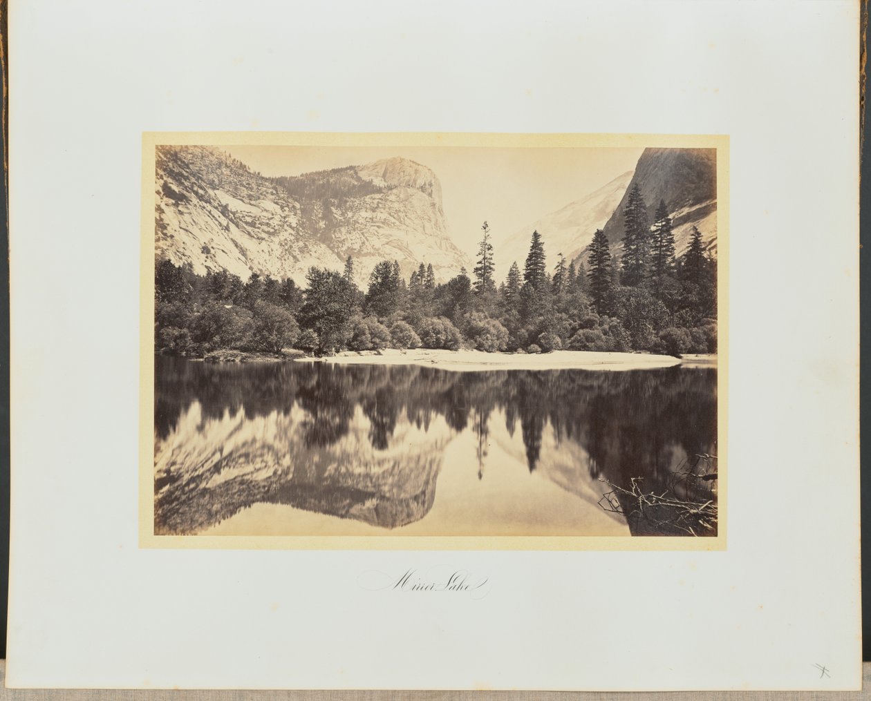Lago Espelho de Carleton Watkins