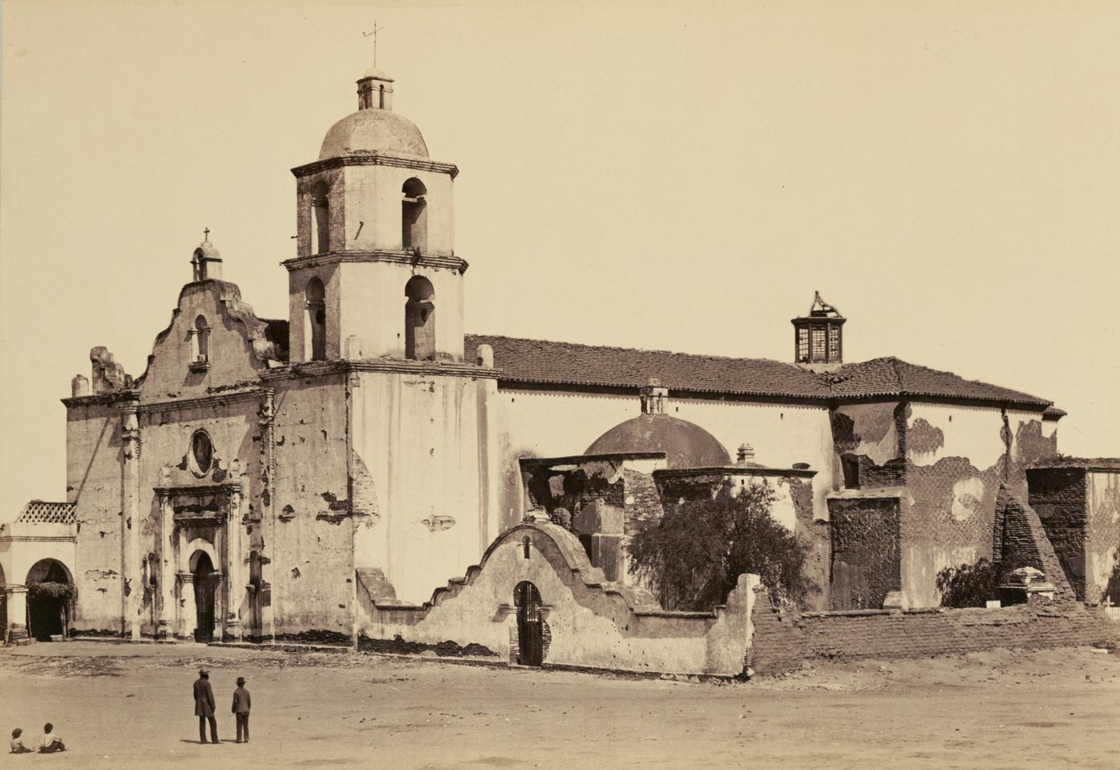 [Missão de São Luís Rei de França] de Carleton Watkins