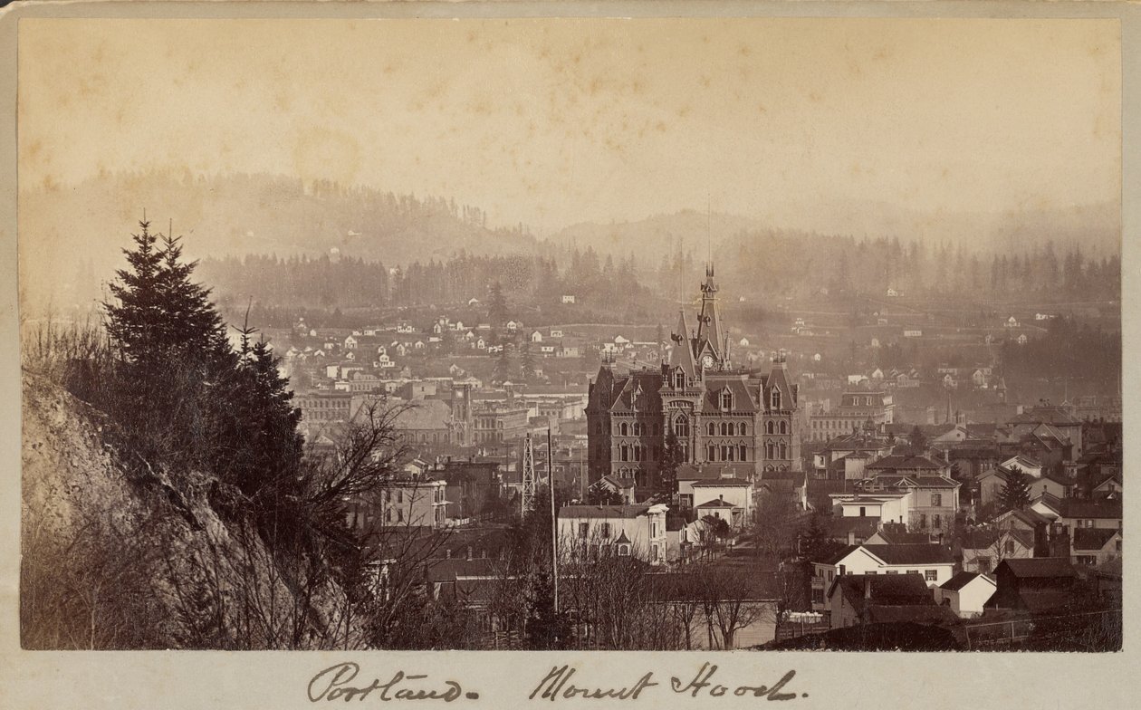 Portland - Monte Hood de Carleton Watkins