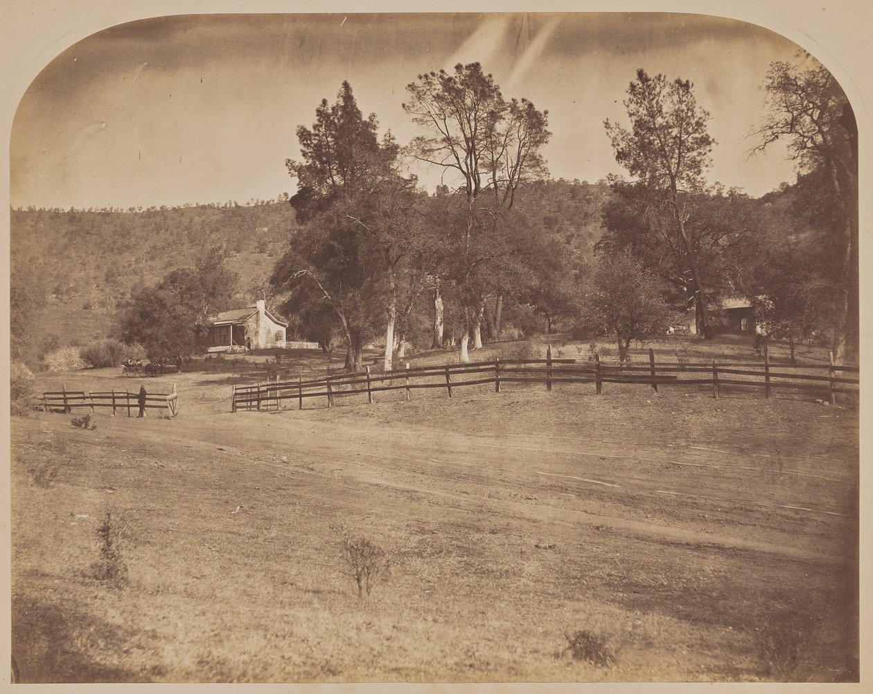 [Residência de J. C. Fremont - Bear Valley] de Carleton Watkins